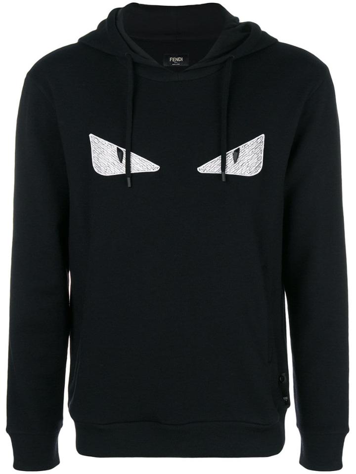 Fendi Eyes Hoodie - Black