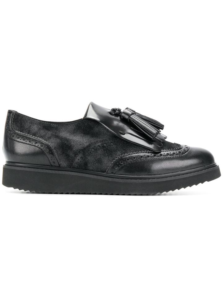 Geox Tassel Brogues - Black