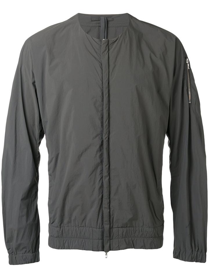 Attachment - Collarless Zip Jacket - Men - Nylon - Iii, Grey, Nylon