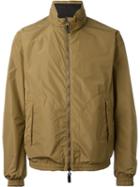 Canali Zip Fastening Lightweight Jacket, Men's, Size: 56, Nude/neutrals, Polyester/polyamide