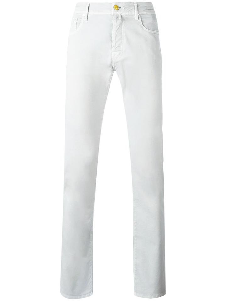 Jacob Cohen - Slim-fit Jeans - Men - Cotton/spandex/elastane/lyocell - 35, Grey, Cotton/spandex/elastane/lyocell