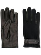 Emporio Armani Classic Driving Gloves - Black