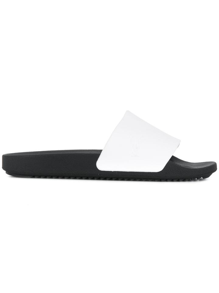 Rick Owens Drkshdw Moulded Slider Sandals - White