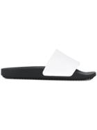 Rick Owens Drkshdw Moulded Slider Sandals - White