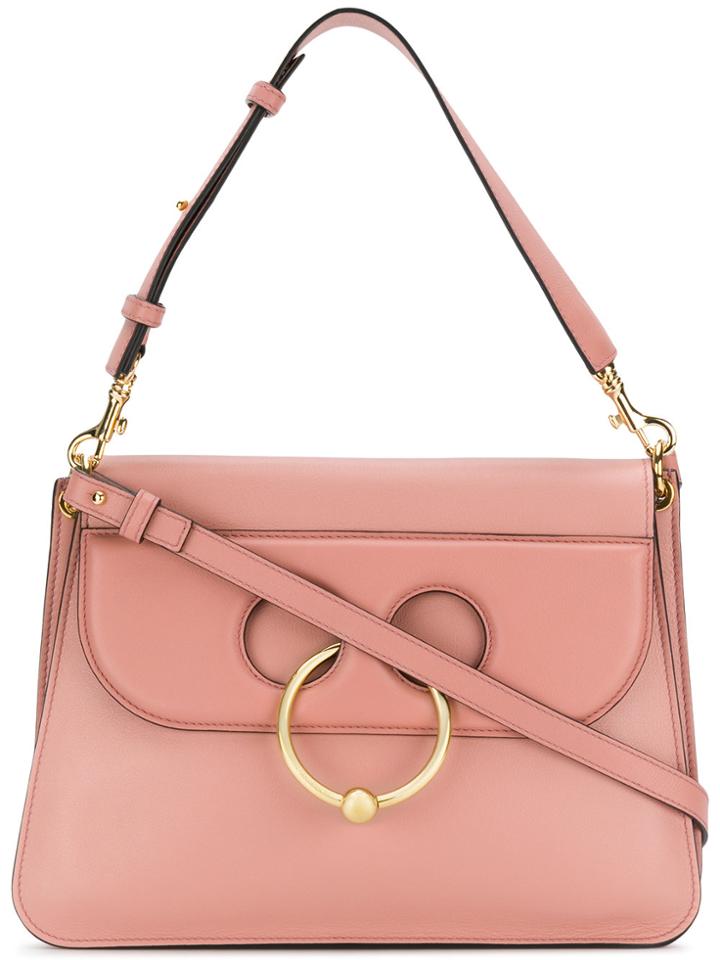 Jw Anderson Mini Pierce Shoulder Bag - Pink & Purple