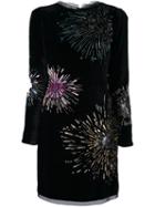 Roberto Cavalli Embellished Dress, Women's, Size: 40, Black, Silk