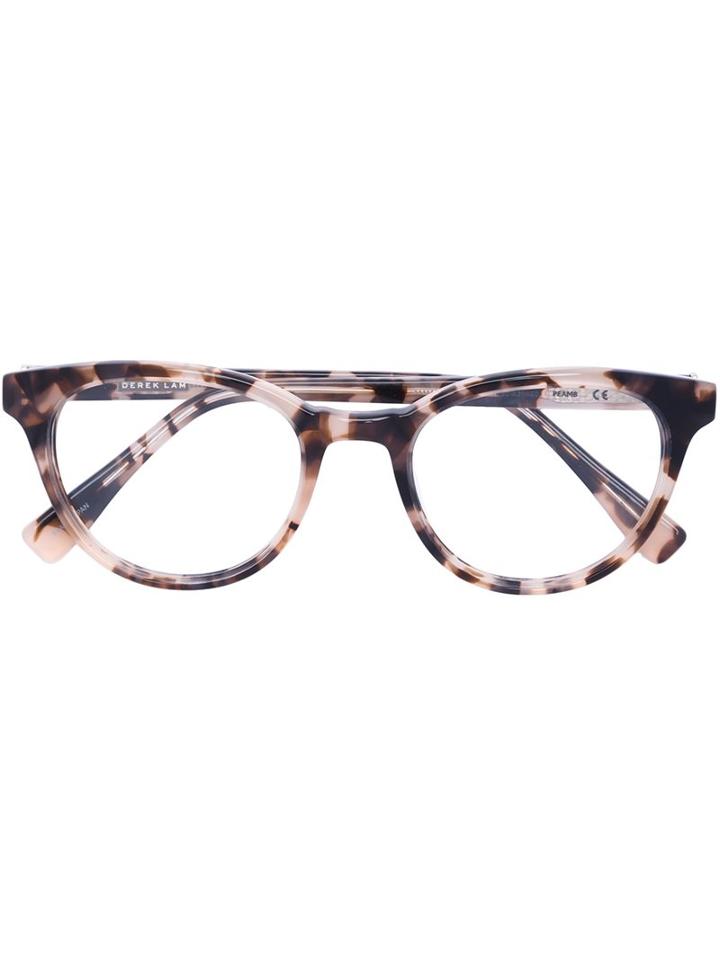 Derek Lam Oval Frame Glasses, Nude/neutrals, Acetate