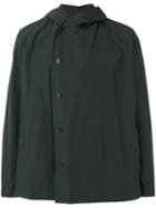 Stephan Schneider - Off Centre Fastening Jacket - Men - Cotton/nylon - Xl, Black, Cotton/nylon