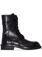 Ann Demeulemeester Combat Boots - Black