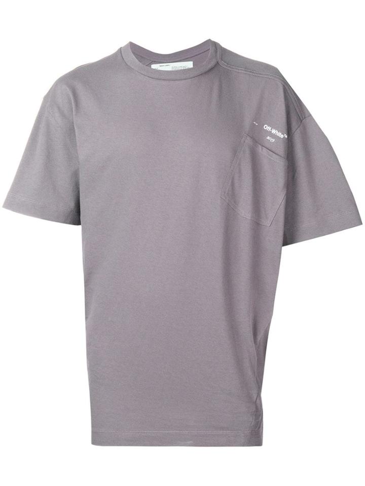 Off-white Chest Pocket T-shirt - Grey