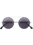 Vera Wang - Round Frame Sunglasses - Women - Stainless Steel - One Size, Women's, Black, Stainless Steel