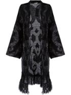 Cecilia Prado Open Front Long Knitted Cardigan