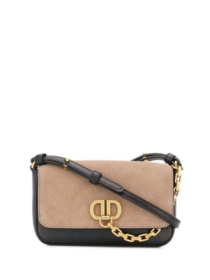 Dkny Colour Block Crossbody Bag - Black
