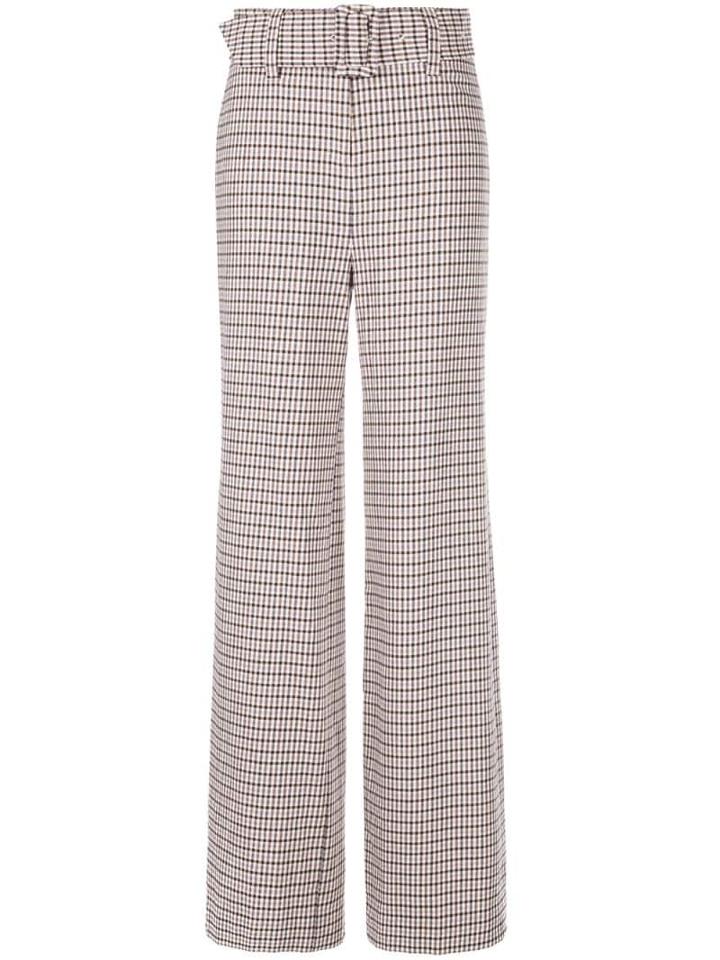Cinq A Sept Checked Eliza Trousers - Multicolour