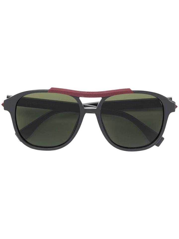 Fendi Eyewear Square Frame Sunglasses - Grey