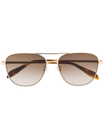Alexander Mcqueen Eyewear Sunglasses - Gold