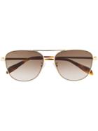 Alexander Mcqueen Eyewear Sunglasses - Gold