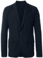 Wooyoungmi Embroidered Blazer, Men's, Size: 48, Black, Nylon/cotton