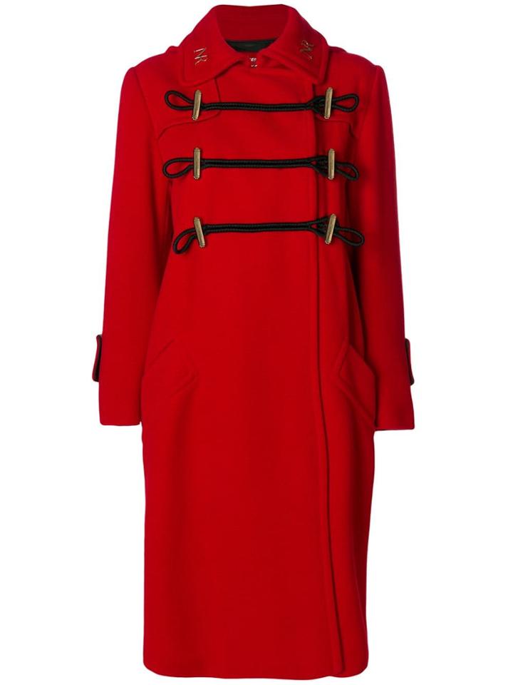 Nina Ricci Oversize Duffle Coat - Red