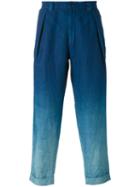 Blue Blue Japan - Gradient Trousers - Men - Linen/flax - M, Linen/flax