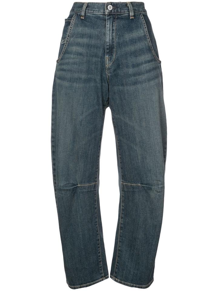 Nili Lotan High-rise Cropped Jeans - Blue