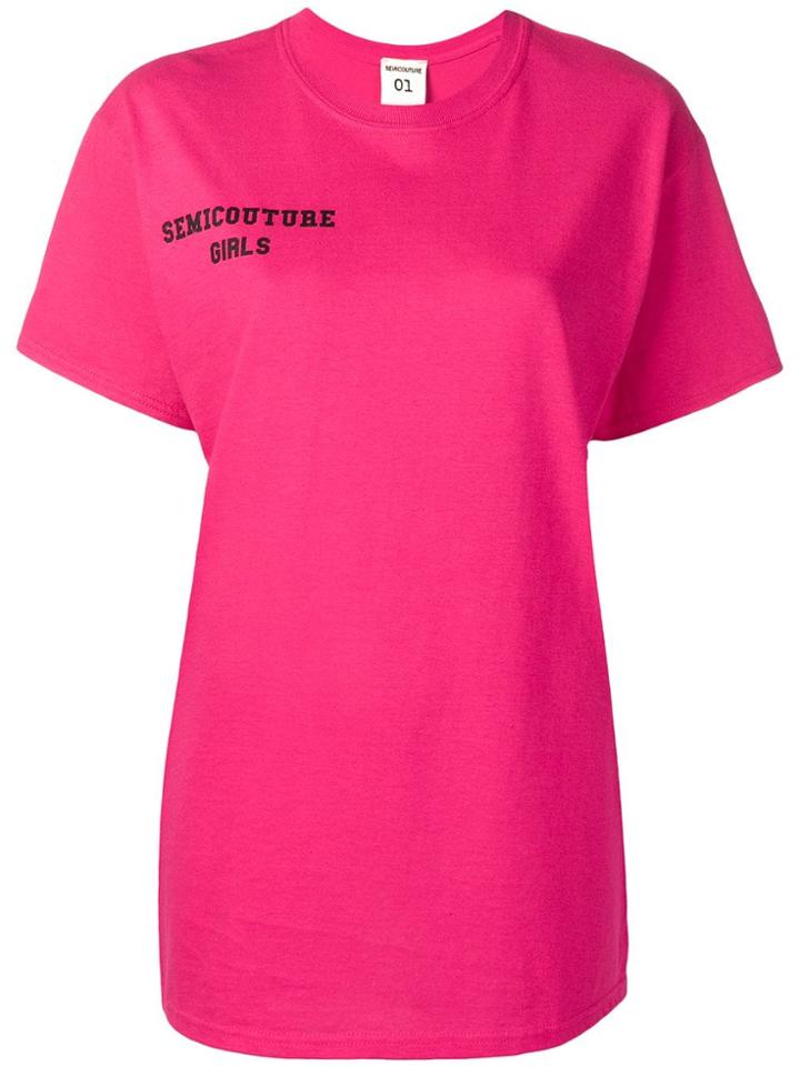 Semicouture 'sofia' T-shirt - Pink