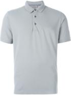 Canali Classic Polo Shirt, Men's, Size: 54, Grey, Cotton/spandex/elastane