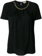 Michael Michael Kors Chain Neck T-shirt - Black
