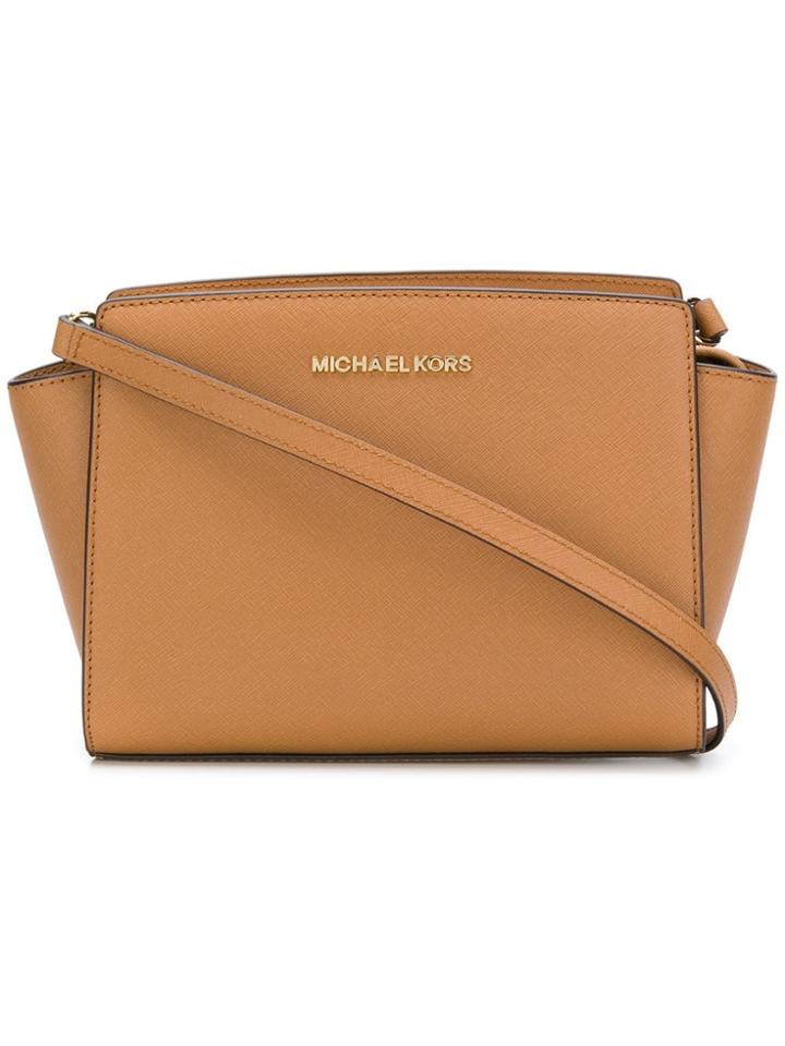 Michael Michael Kors Logo Cross Body Bag - Brown