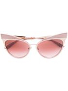 Dolce & Gabbana Eyewear Cat-eye Frame Sunglasses - Metallic