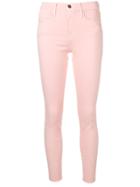 Frame High-waist Skinny Jeans - Pink
