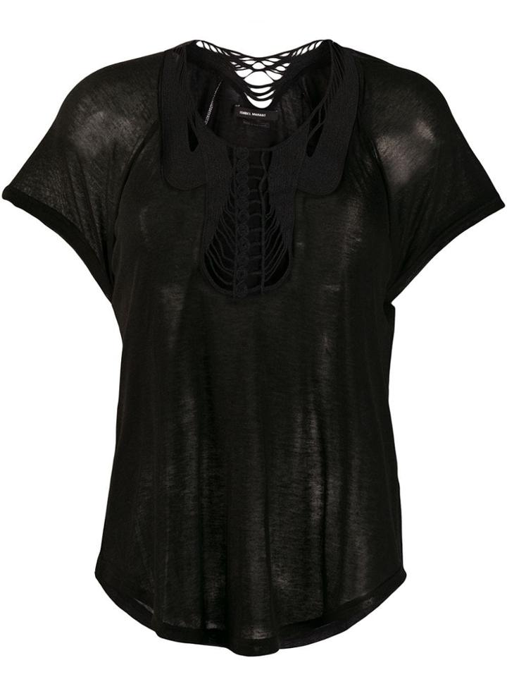 Isabel Marant String Detail Top - Black
