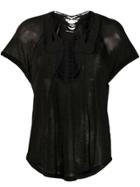 Isabel Marant String Detail Top - Black