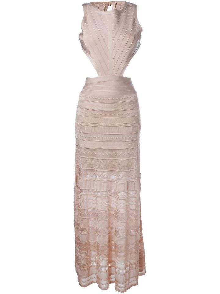 Hervé Léger Alondra Gown, Women's, Size: S, Pink/purple, Rayon/nylon/spandex/elastane
