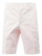 Thom Browne Wale Embroidery Shorts, Men's, Size: 1, Pink/purple, Cotton/cupro