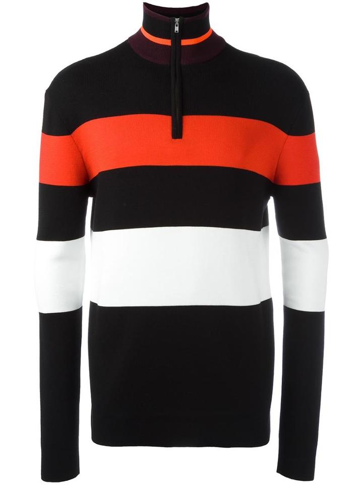 Mcq Alexander Mcqueen Block Stripe Jumper, Men's, Size: Medium, Black, Wool/polyester