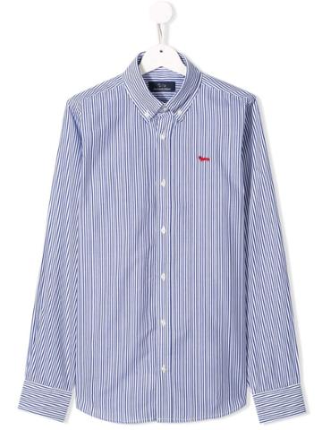 Harmont & Blaine Junior Teen Striped Shirt - Blue