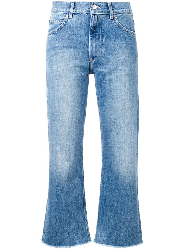 Hope Close Cropped Jeans - Blue