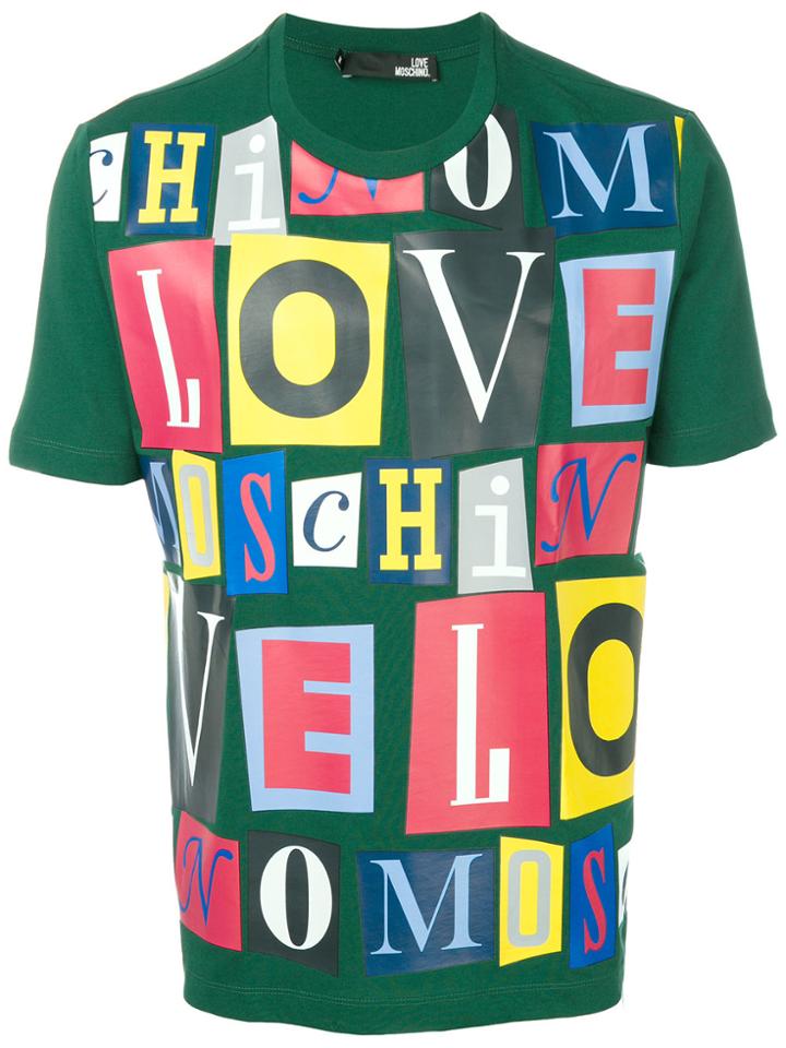 Love Moschino Lm Shortsleeved T-shirt - Blue
