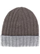 Barba Colour Block Hat - Brown