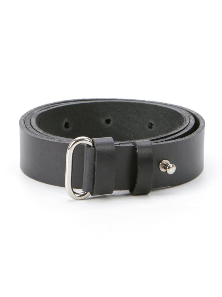Uma Raquel Davidowicz - 'elo' Belt - Unisex - Leather - P, Black, Leather