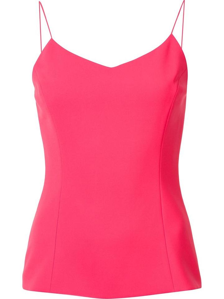 Christian Siriano V-neck Tank Top, Women's, Size: 4, Pink/purple, Polyester