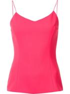 Christian Siriano V-neck Tank Top, Women's, Size: 4, Pink/purple, Polyester