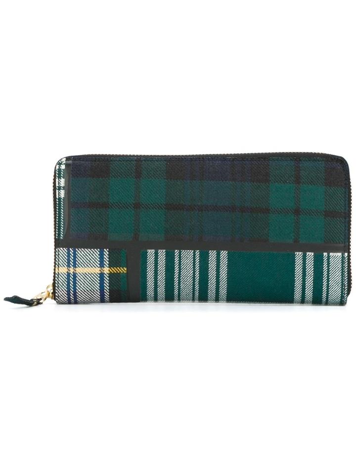 Comme Des Garçons Wallet Tartan Wallet - Green