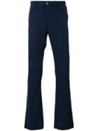Brioni Tapered Trousers, Men's, Size: 36, Blue, Cotton/spandex/elastane/polyester
