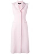 Salvatore Ferragamo Blazer Style Dress, Women's, Size: 40, Pink/purple, Silk/wool/acetate