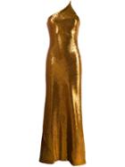 Galvan Glided Roxy Dress - Gold