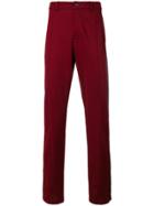 Lanvin Side Stripe Trousers - Red