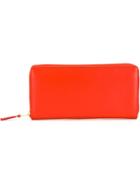 Comme Des Garçons Wallet 'colour Plain' Wallet - Yellow & Orange