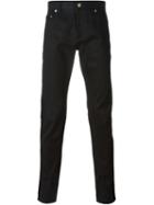Saint Laurent Classic Slim Jeans, Men's, Size: 34, Black, Cotton/polyurethane